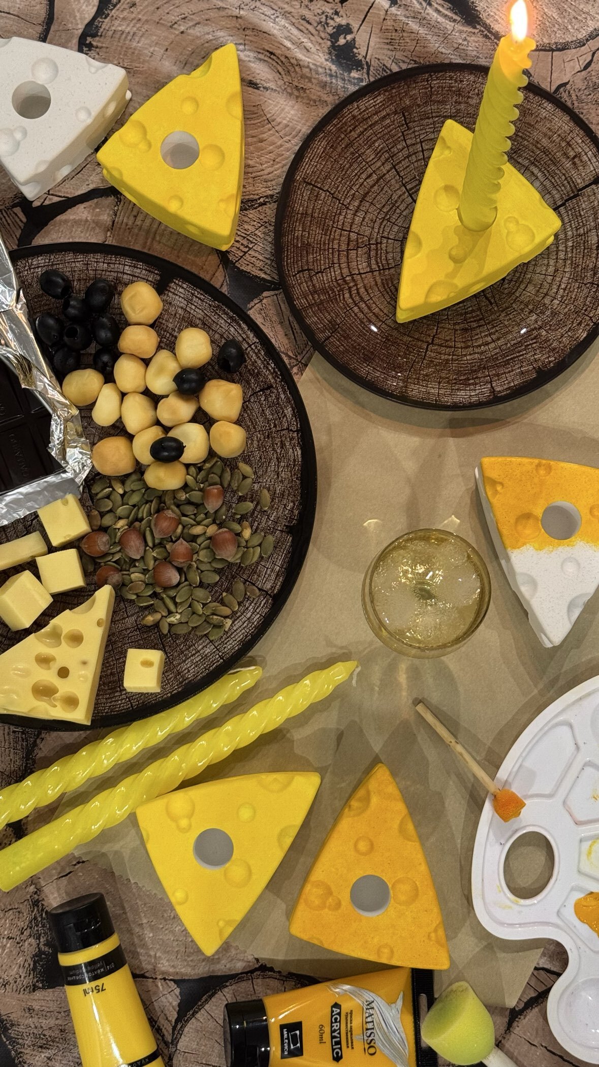 Фотография покупателя товара Краска акриловая матовая в тубе 75 мл CALLIGRATA, КМ014, жёлтая средняя, пантон 116С - Фото 1