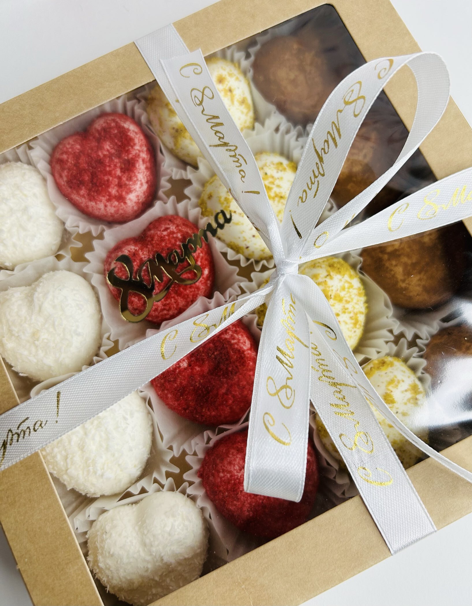 Фотография покупателя товара Лента атласная «С 8 Марта», 15 мм, 23±1 м, белая, розовая №001 - Фото 9