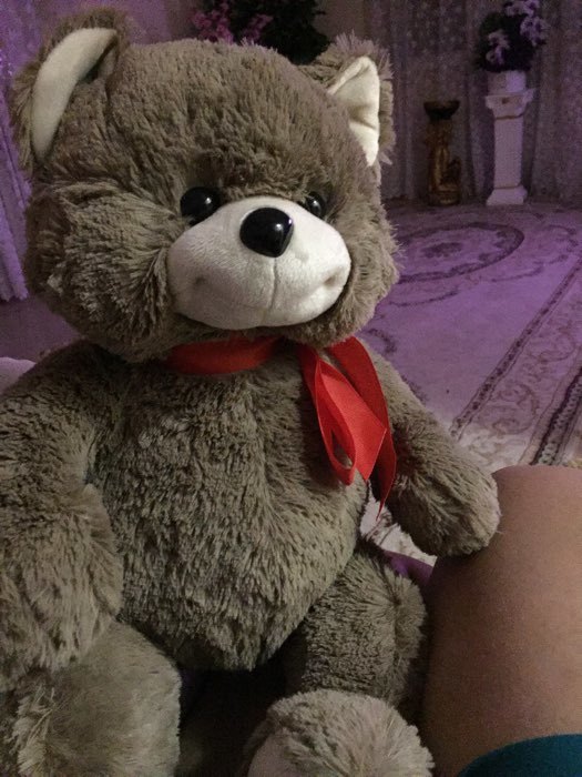 Фотография покупателя товара Мягкая игрушка «Медведь Саша» тёмный, 50 см 14-90-3