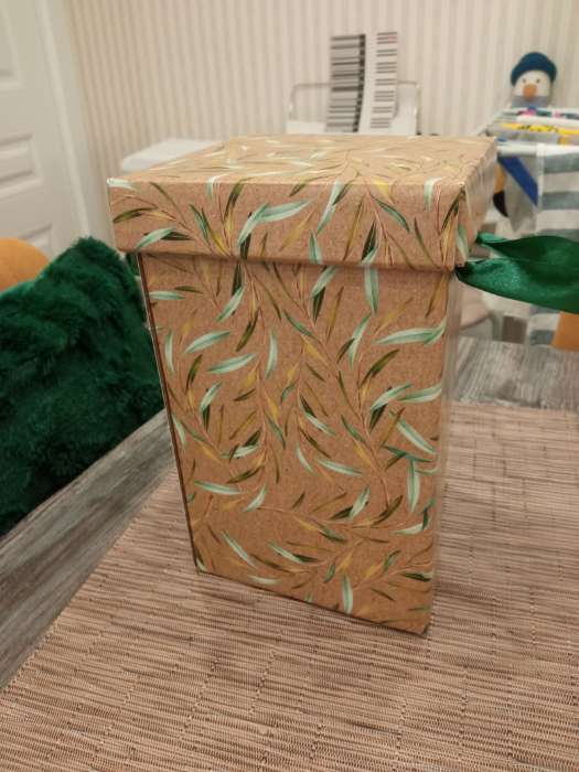 Фотография покупателя товара Коробка складная «Веточки», 14×23 см - Фото 3