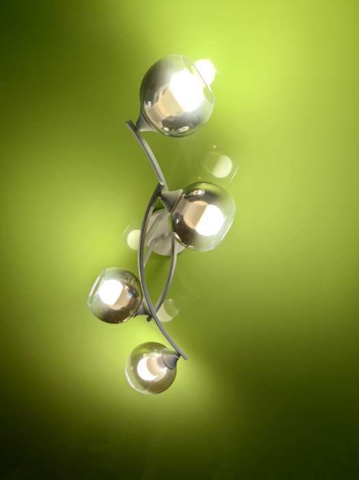 Фотография покупателя товара Светильник потолочный BayerLux «Снежа», люстра 4хЕ27, 40 Вт, белый, 81×33×21 см - Фото 1