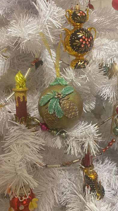 Фотография покупателя товара Силиконовый молд для творчества «Новогодние шишки», 8 х 8 см - Фото 1