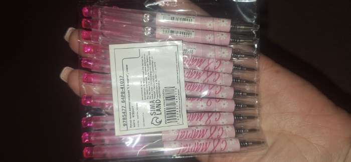 Фотография покупателя товара Ручка шариковая, синяя паста, 0.5 мм, автоматическая мини «8 марта: Самой лучшей» - Фото 1