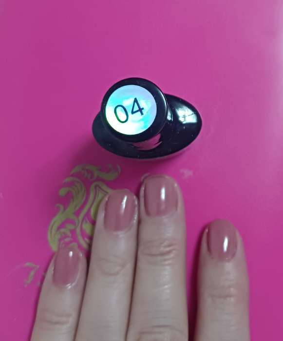 Фотография покупателя товара Гель лак для ногтей, однофазный, 8 мл, LED/UV, розовый (02) - Фото 3