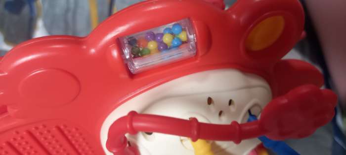 Фотография покупателя товара Развивающая игрушка «Динозаврик», цвет зелёный - Фото 4