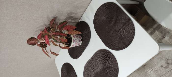 Фотография покупателя товара Салфетка сервировочная Доляна «Лофт», форма овал, 45×30 см, медная - Фото 1