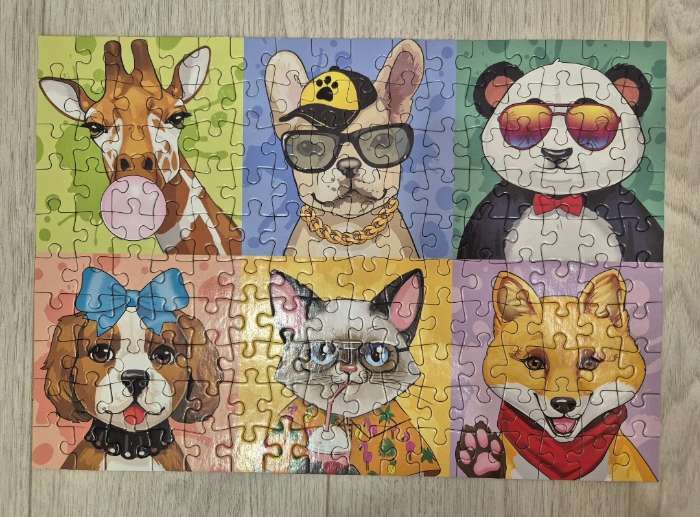 Фотография покупателя товара Пазл «Крутые животные», 160 элементов - Фото 1