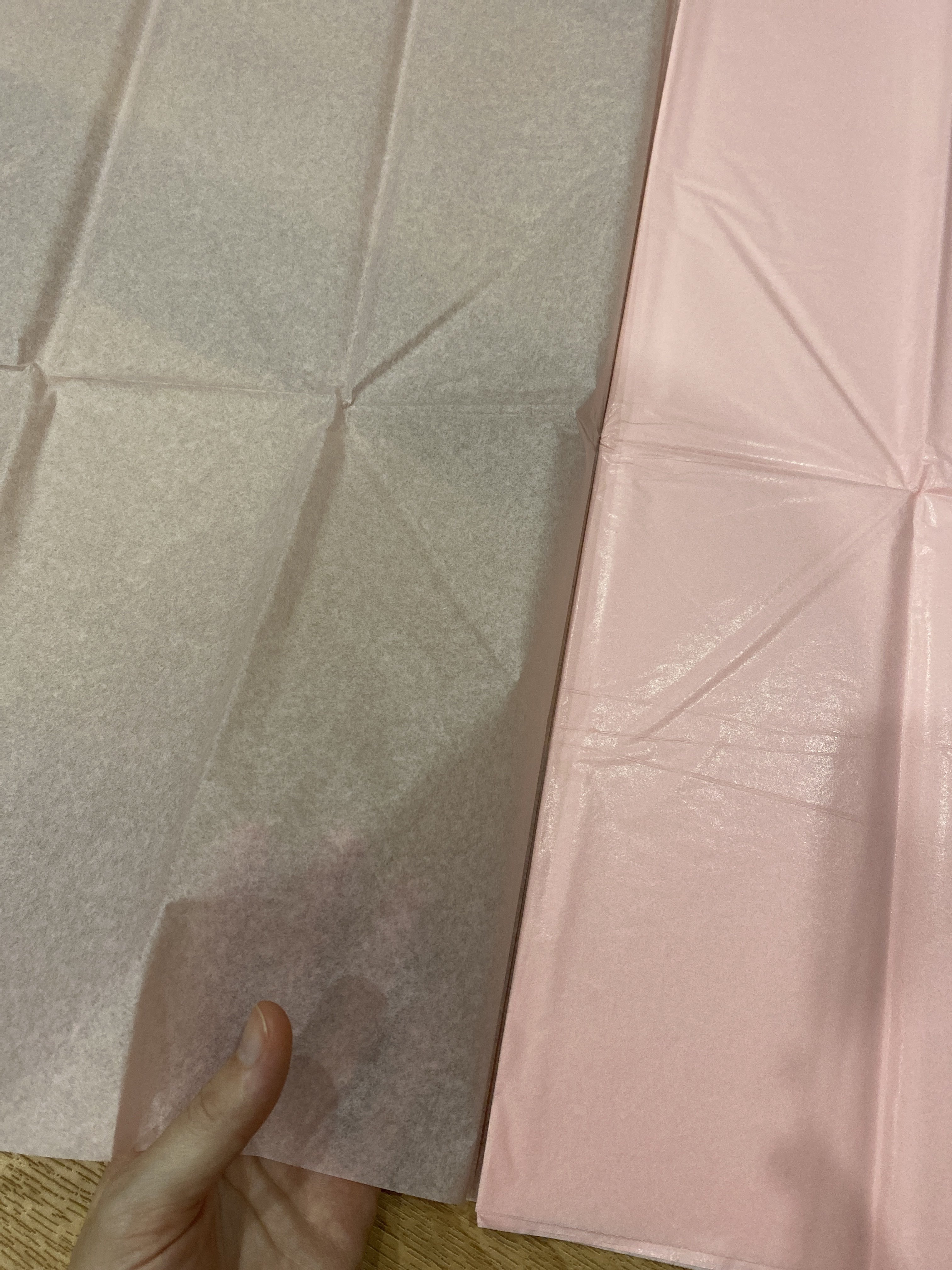 Фотография покупателя товара Бумага упаковочная тишью, розовая, 50 х 66 см