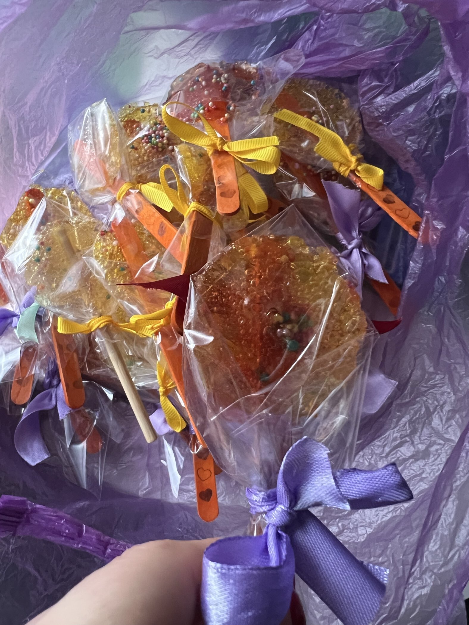 Фотография покупателя товара Палочки для мороженого деревянные «Фрукты», набор 50 шт., 11.4×1 см - Фото 4