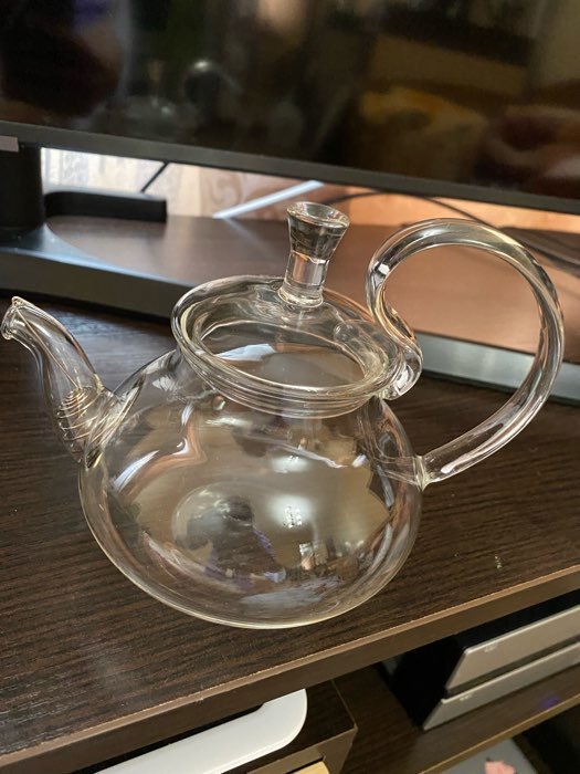 Фотография покупателя товара Чайник стеклянный заварочный с металлическим ситом Доляна «Элегия», 600 мл, 19×13×12,5 см - Фото 1
