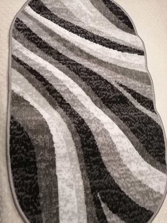 Фотография покупателя товара Ковёр овальный Merinos Silver, размер 60x110 см, цвет gray mр - Фото 5