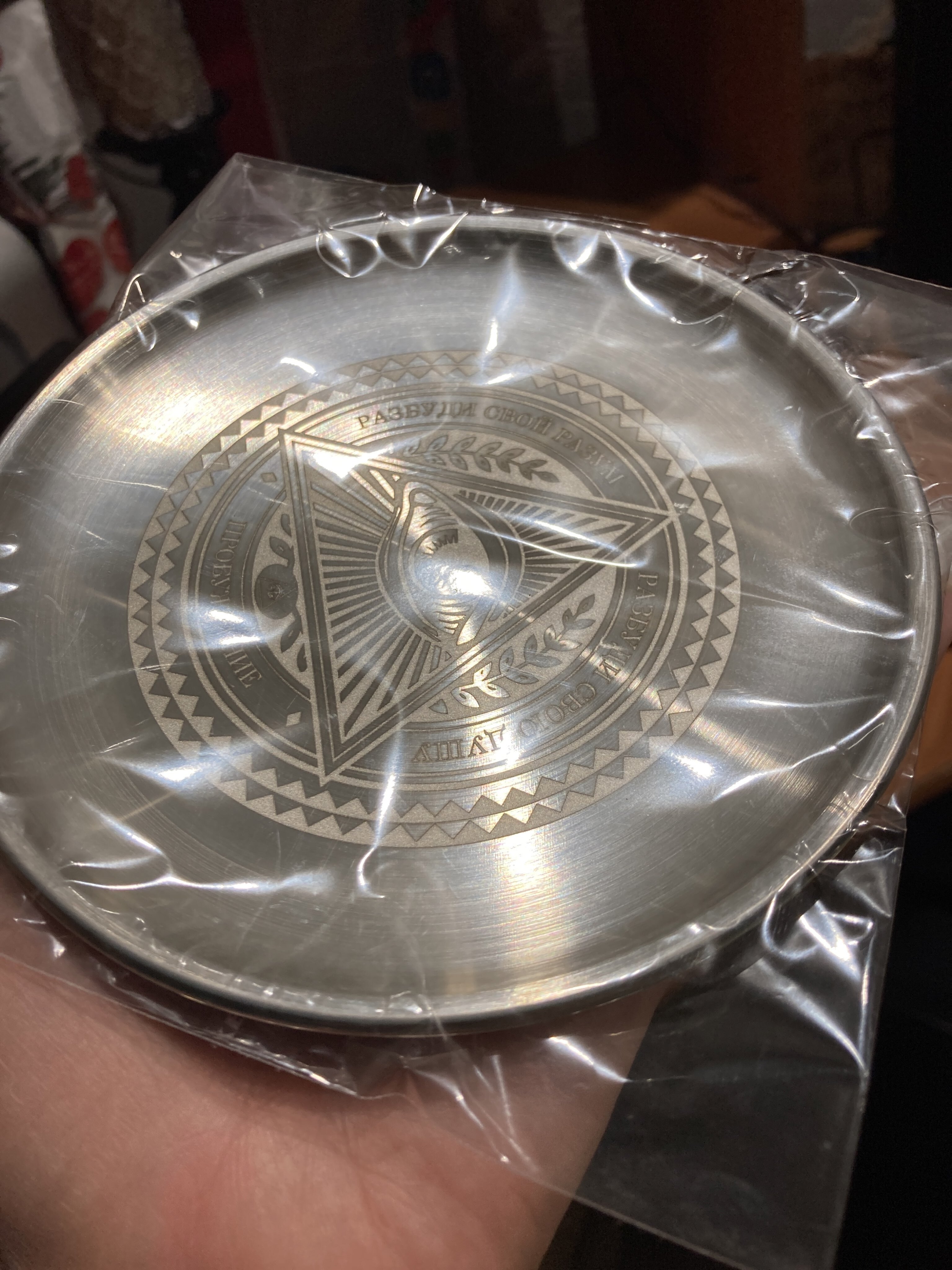 Фотография покупателя товара Подставка для благовоний "Лакшми",D=14см, металл - Фото 1