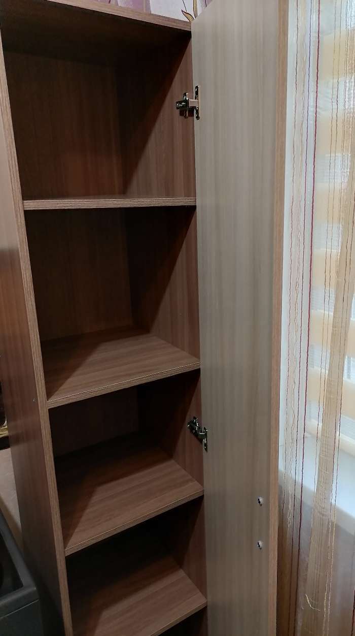 Фотография покупателя товара Шкаф - пенал «Клик Мебель», 400×450×2100 мм, цвет ясень шимо светлый/тёмный - Фото 25