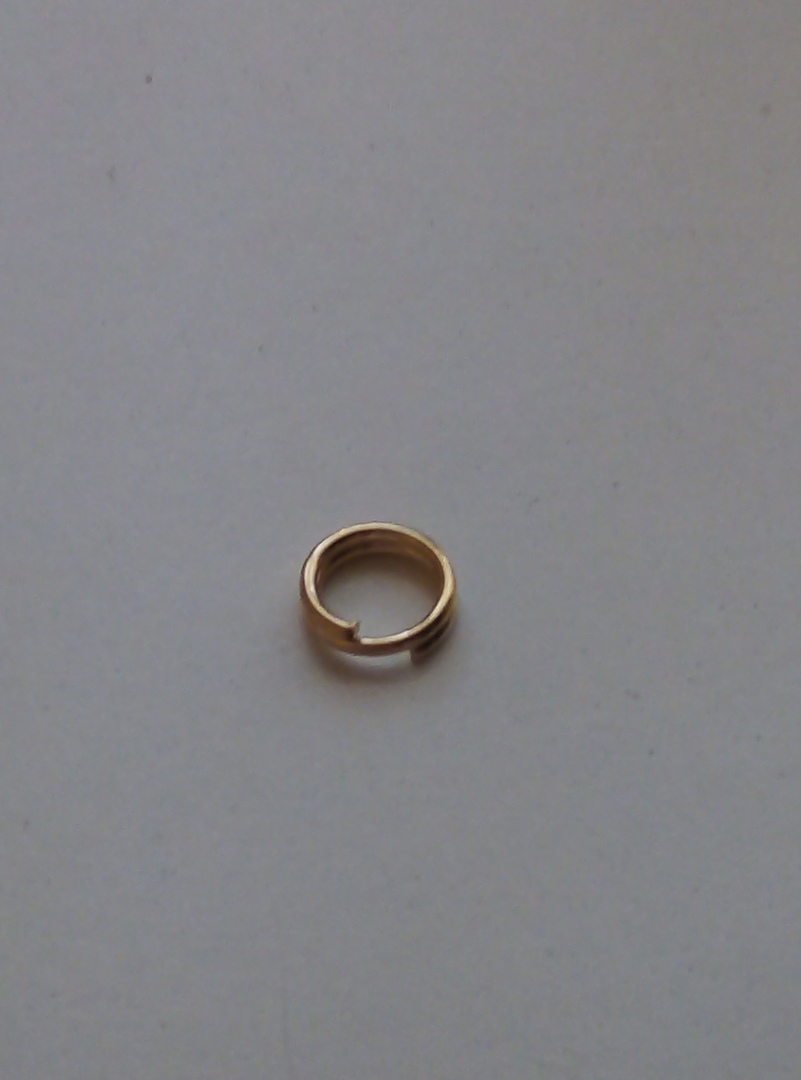 Фотография покупателя товара Кольцо соединительное 0,5×5 мм (набор 50 г, ± 1100 шт. ) СМ-973, цвет золото - Фото 3
