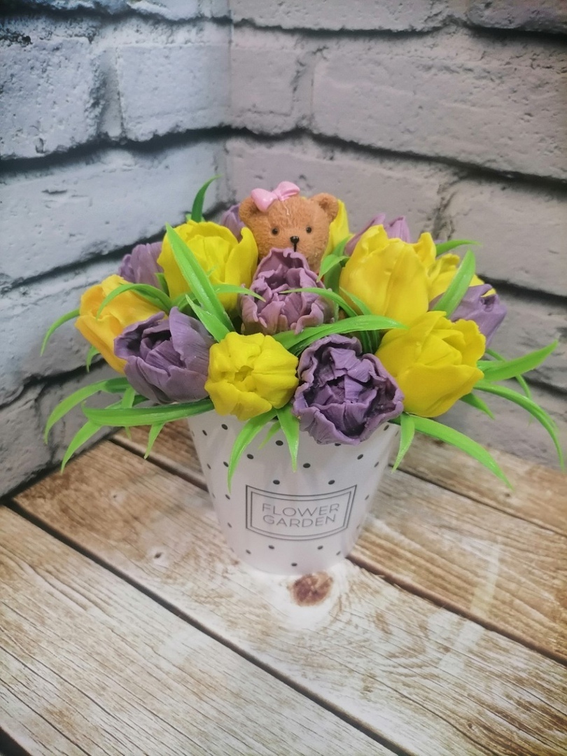 Фотография покупателя товара Кашпо для цветов Flower garden, 0,8 л, 11 х 12 см - Фото 1