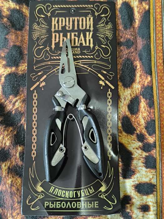 Фотография покупателя товара Плоскогубцы для рыбалки «Крутой рыбак», 12,5 х 5 см - Фото 1
