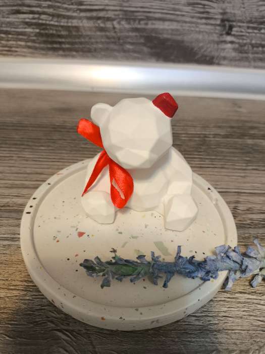 Фотография покупателя товара Молд для заливки «Медвежонок», силикон, 6.5×5.8 см, прозрачный - Фото 6