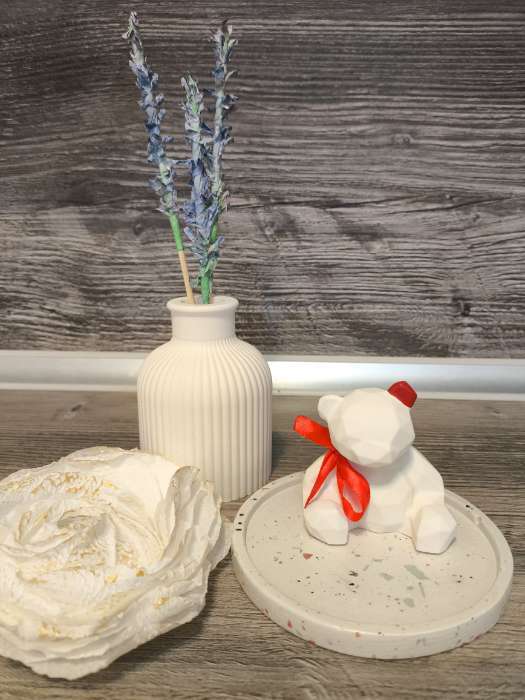 Фотография покупателя товара Молд для заливки «Медвежонок», силикон, 6.5×5.8 см, прозрачный - Фото 5