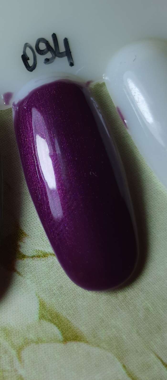 Фотография покупателя товара Гель-лак для ногтей трёхфазный LED/UV, 10мл, цвет В2-094 баклажан перламутровый