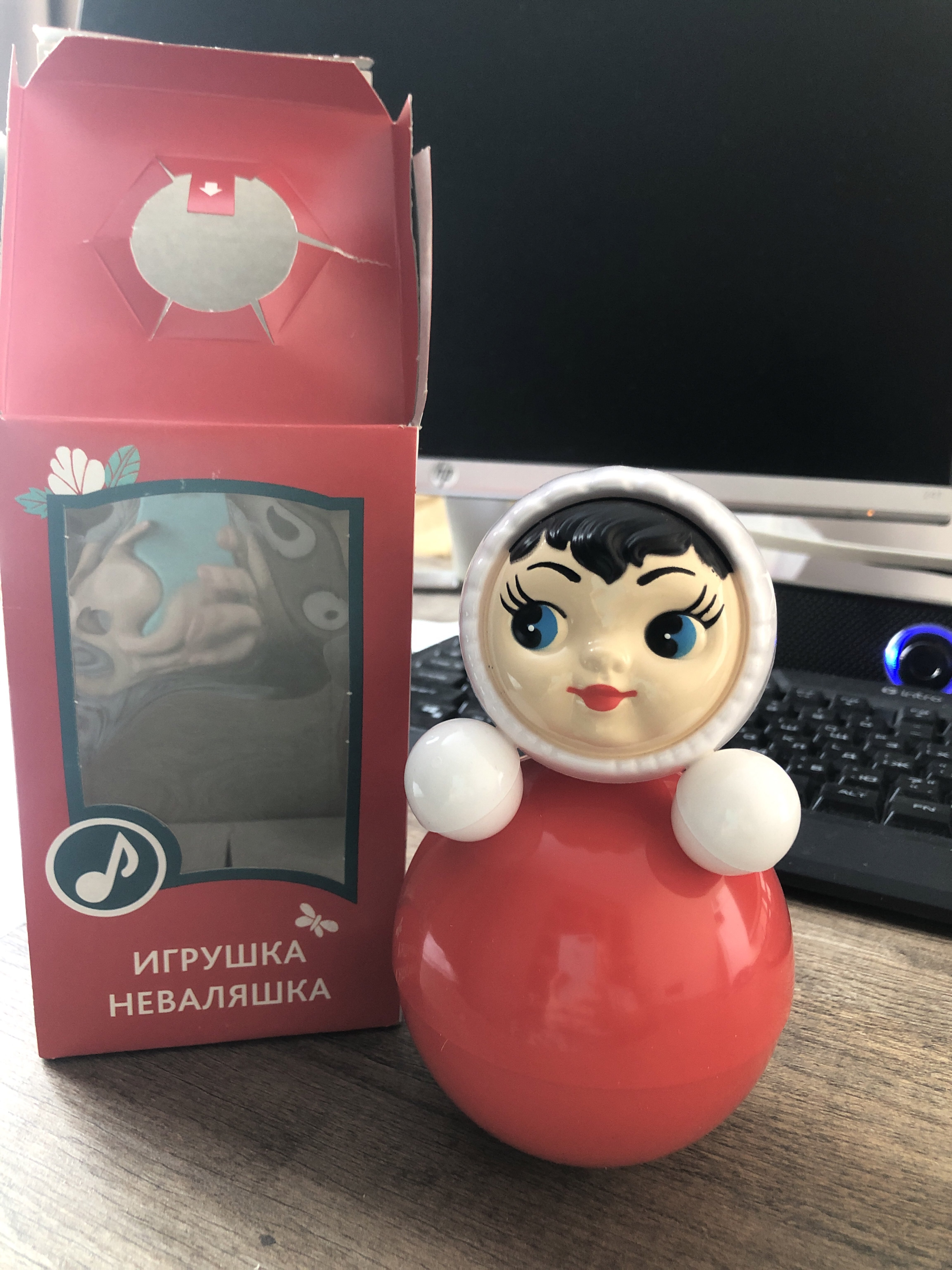 Фотография покупателя товара Игрушка «Неваляшка» в художественной упаковке - Фото 2