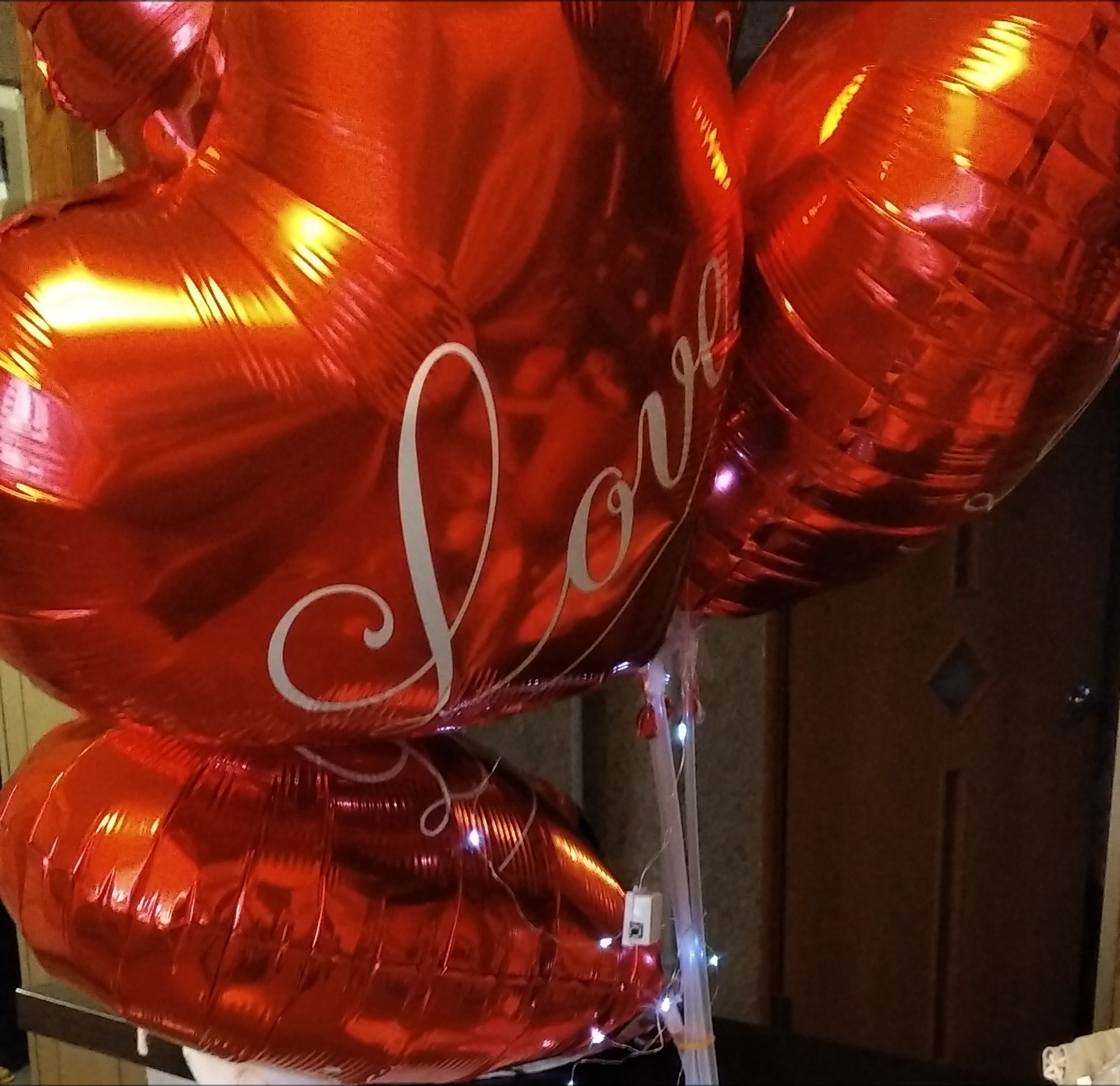 Фотография покупателя товара Шар воздушный фольгированный 18" «Я люблю тебя», серебро - Фото 1