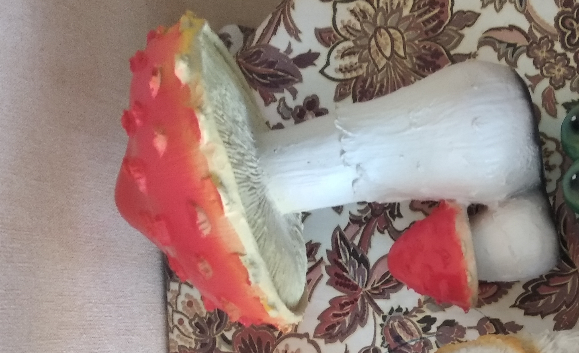 Фотография покупателя товара Садовая фигура "Поганка" 13х13х18см - Фото 2