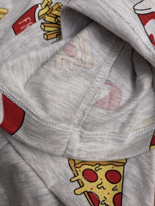 Фотография покупателя товара Пижама женская (футболка, шорты) KAFTAN Pizza, размер 44-46, серая - Фото 4