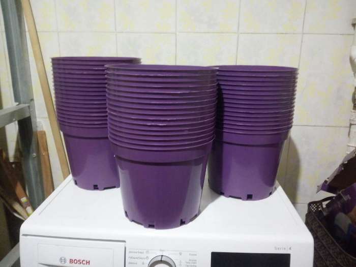 Фотография покупателя товара Горшок для рассады, 5 л, d = 22 см, h = 18 см, фиолетовый, Greengo - Фото 30