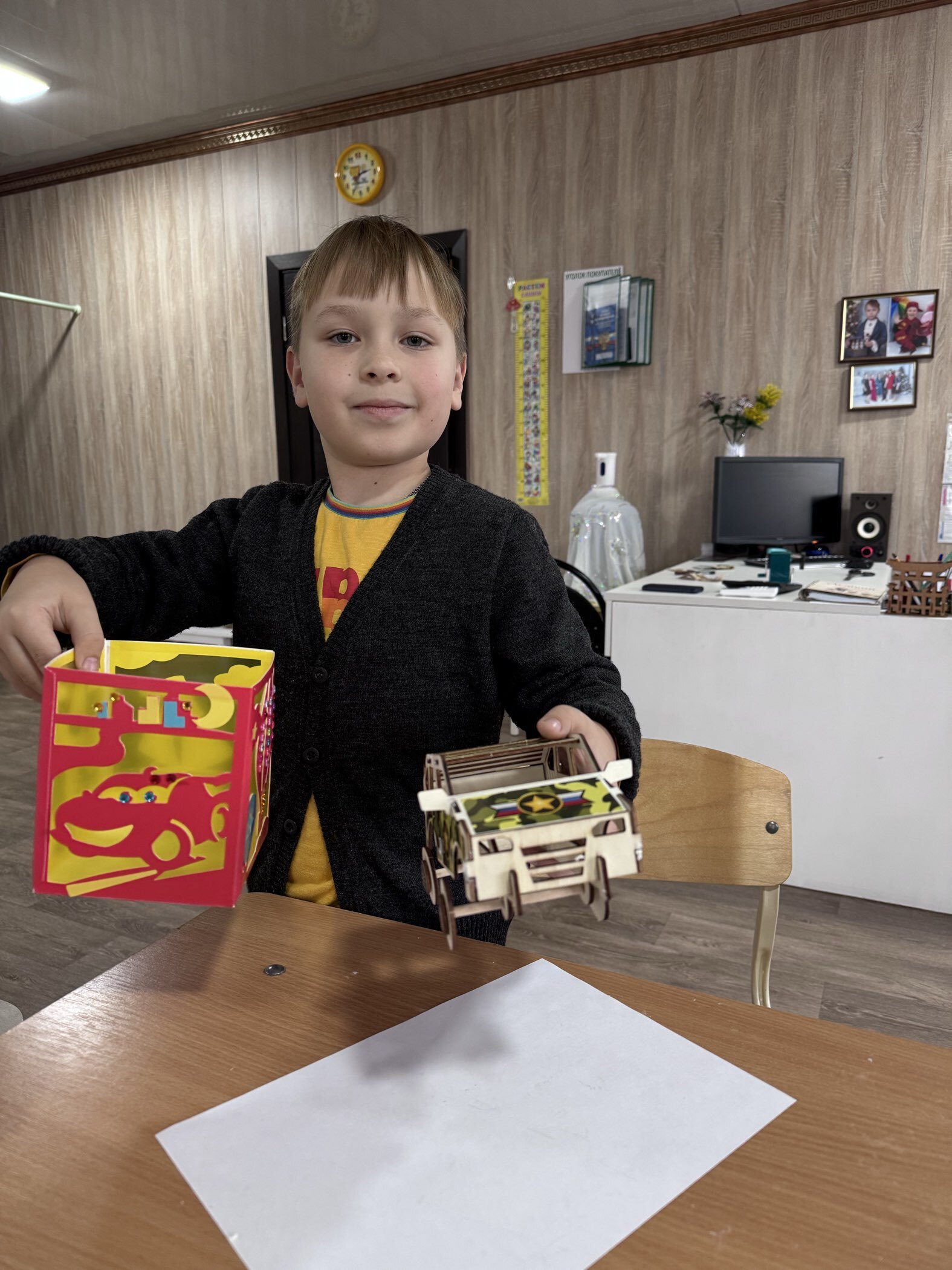 Фотография покупателя товара УЦЕНКА Набор для творчества Чудесный ночник, машинка - Фото 1