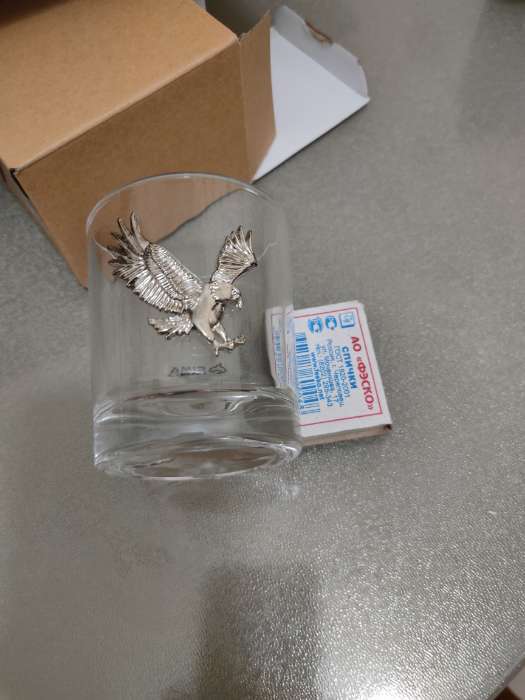 Фотография покупателя товара Стакан для виски «Орел», 230 мл - Фото 3