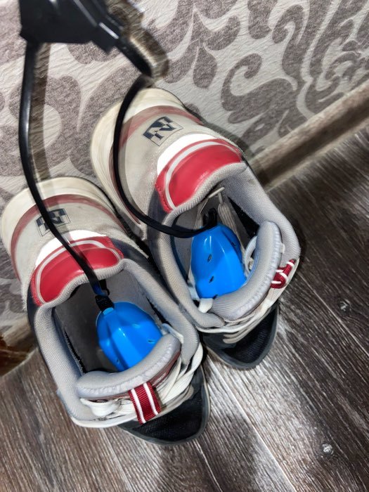 Фотография покупателя товара Сушилка для обуви Luazon LSO-13, 17 см, 12 Вт, индикатор, синяя