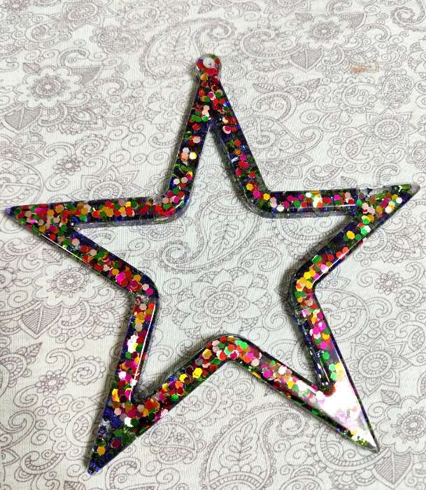 Фотография покупателя товара Блёстки для декора, крупные, разноцветные - Фото 3