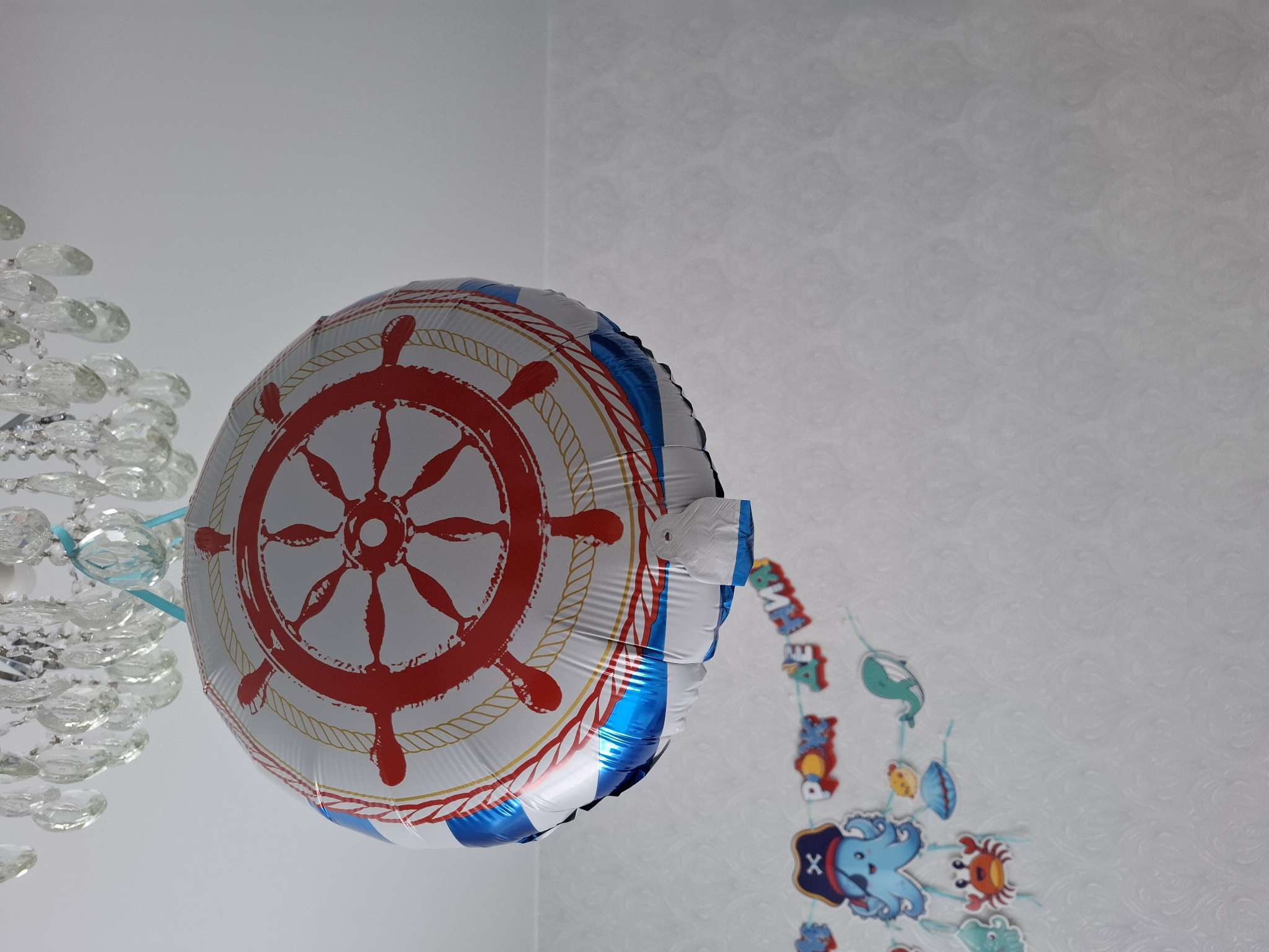 Фотография покупателя товара Воздушные шары, букет «Пиратский», набор 5 шт. - Фото 3