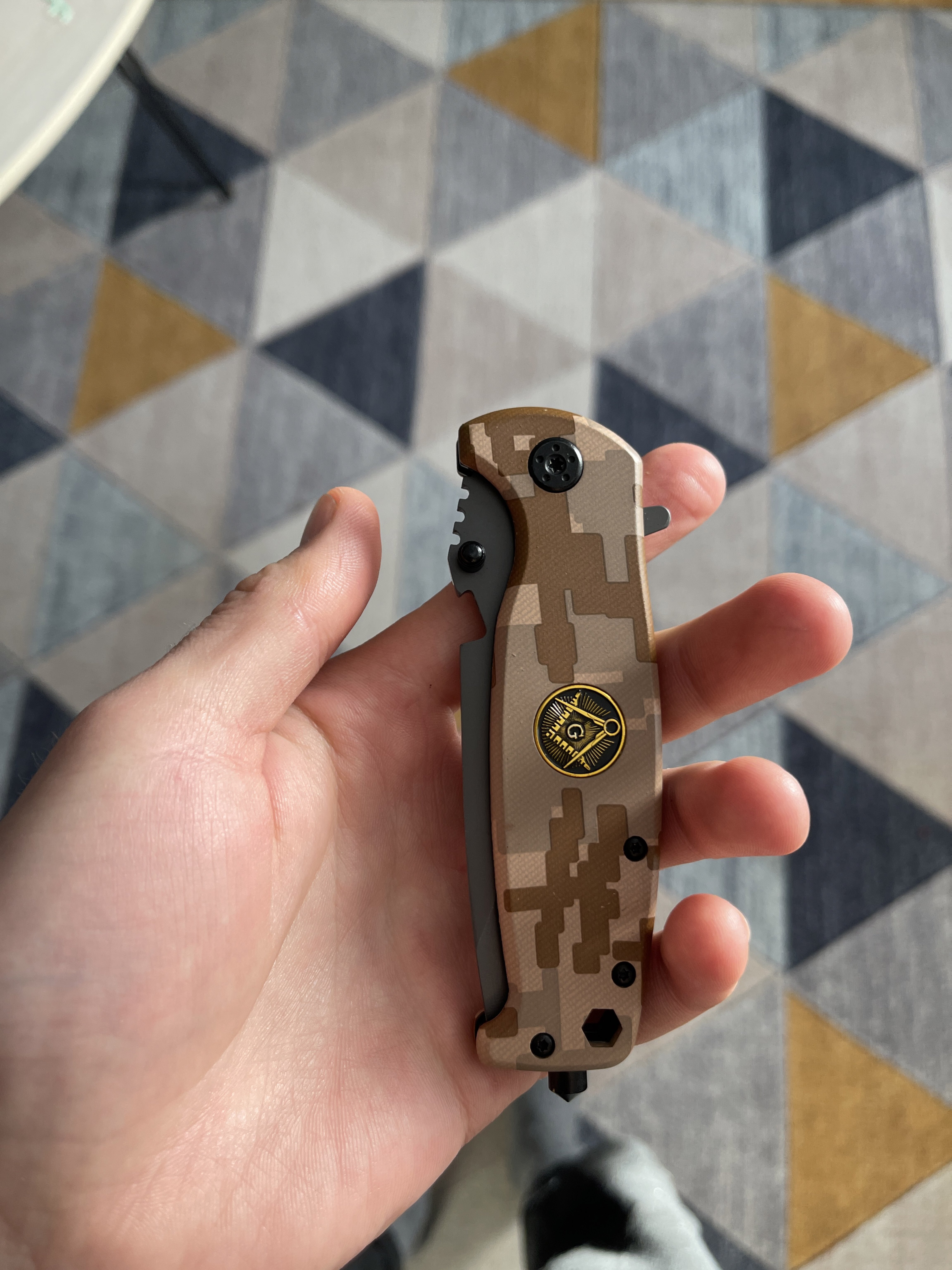 Фотография покупателя товара Нож складной «Дюна» 20 см, клинок 85смм/1.2 мм - Фото 1