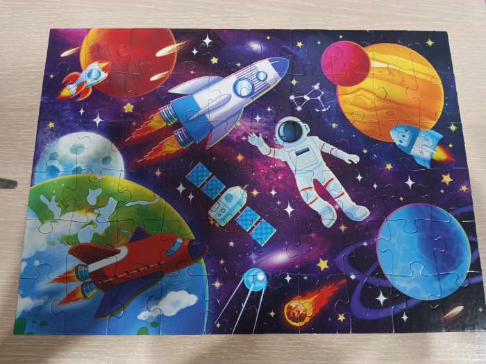 Фотография покупателя товара Пазл «В космосе», 60 элементов - Фото 2