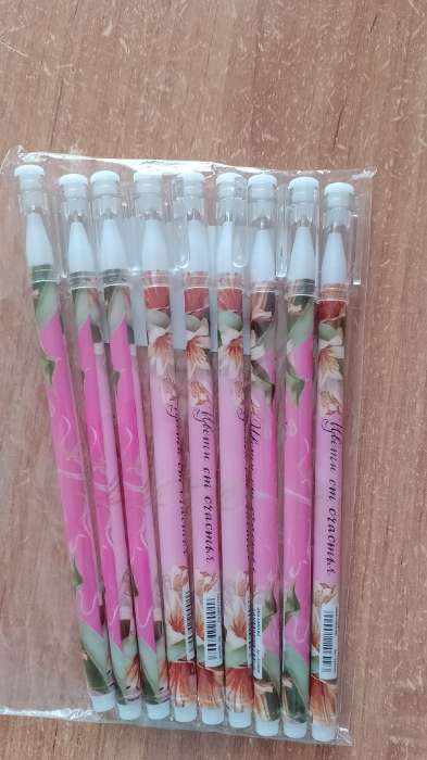 Фотография покупателя товара Ручка пластик с колпачком «С 23 Февраля», синяя паста, шариковая 0.5 мм - Фото 1