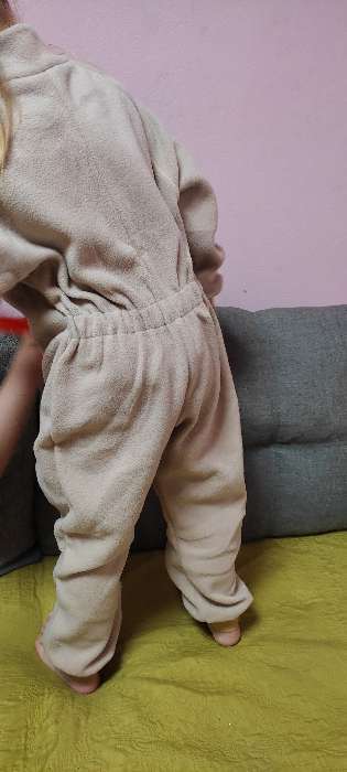 Фотография покупателя товара Комбинезон детский, цвет бежевый, рост 80-86 см - Фото 2