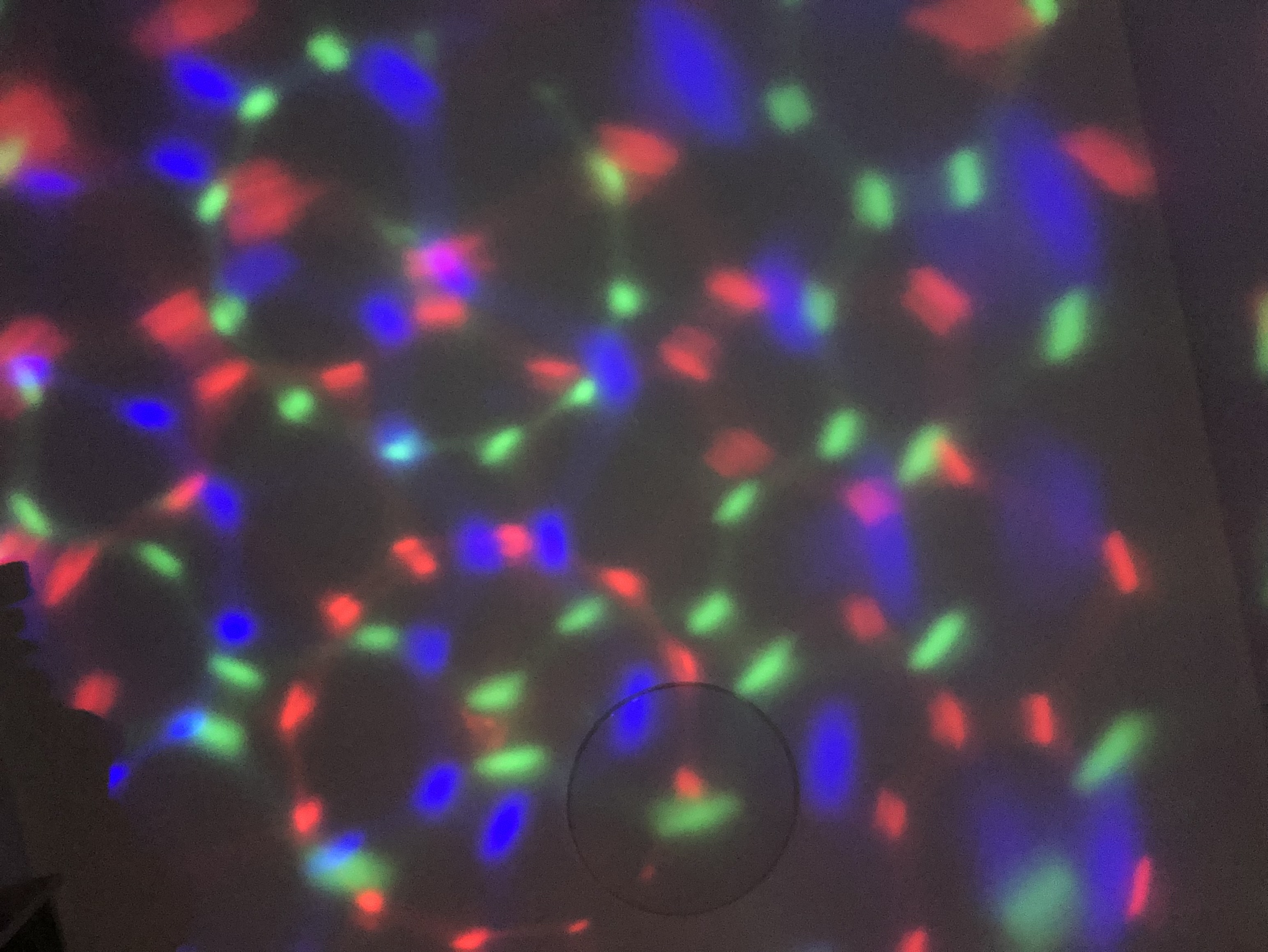 Фотография покупателя товара Световой прибор «Хрустальный шар» 7.5 см, свечение RGB, 220 В, белый - Фото 13