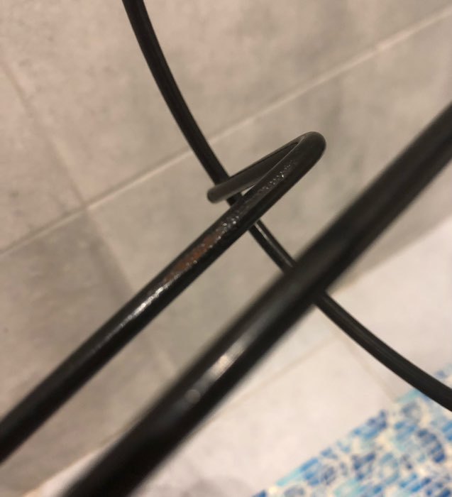 Фотография покупателя товара Держатель для рулонов туалетной бумаги Доляна, 50×15×15 см, цвет чёрный