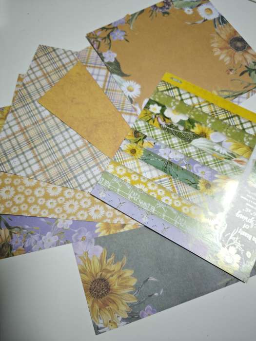 Фотография покупателя товара Набор бумаги для скрапбукинга 12 листов 12 дизайнов "Красота весны" 160 гр 15,2х15,2 см - Фото 8