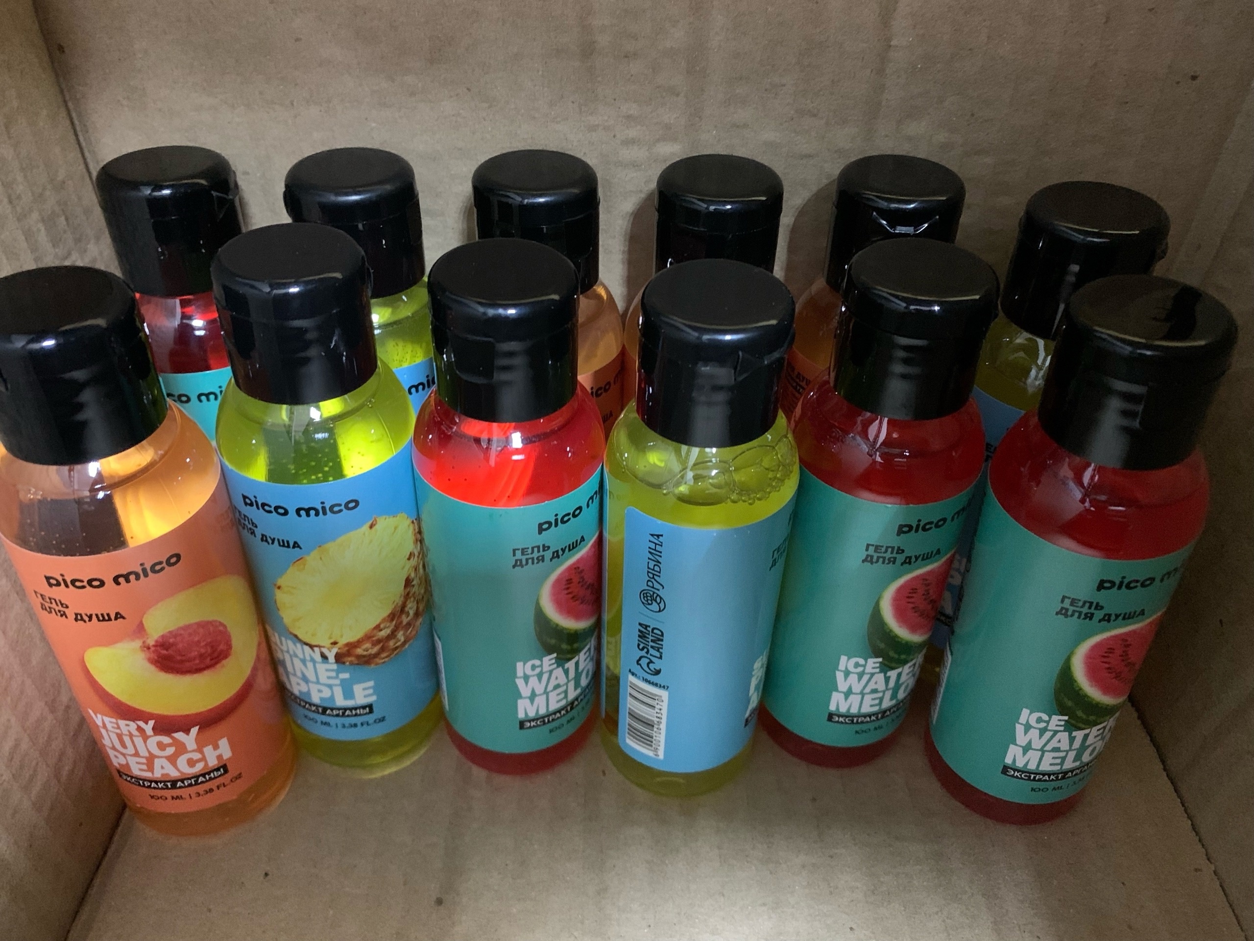 Фотография покупателя товара Гель для душа женский Ice watermelon, 100 мл, аромат арбуза, PICO MICO - Фото 2
