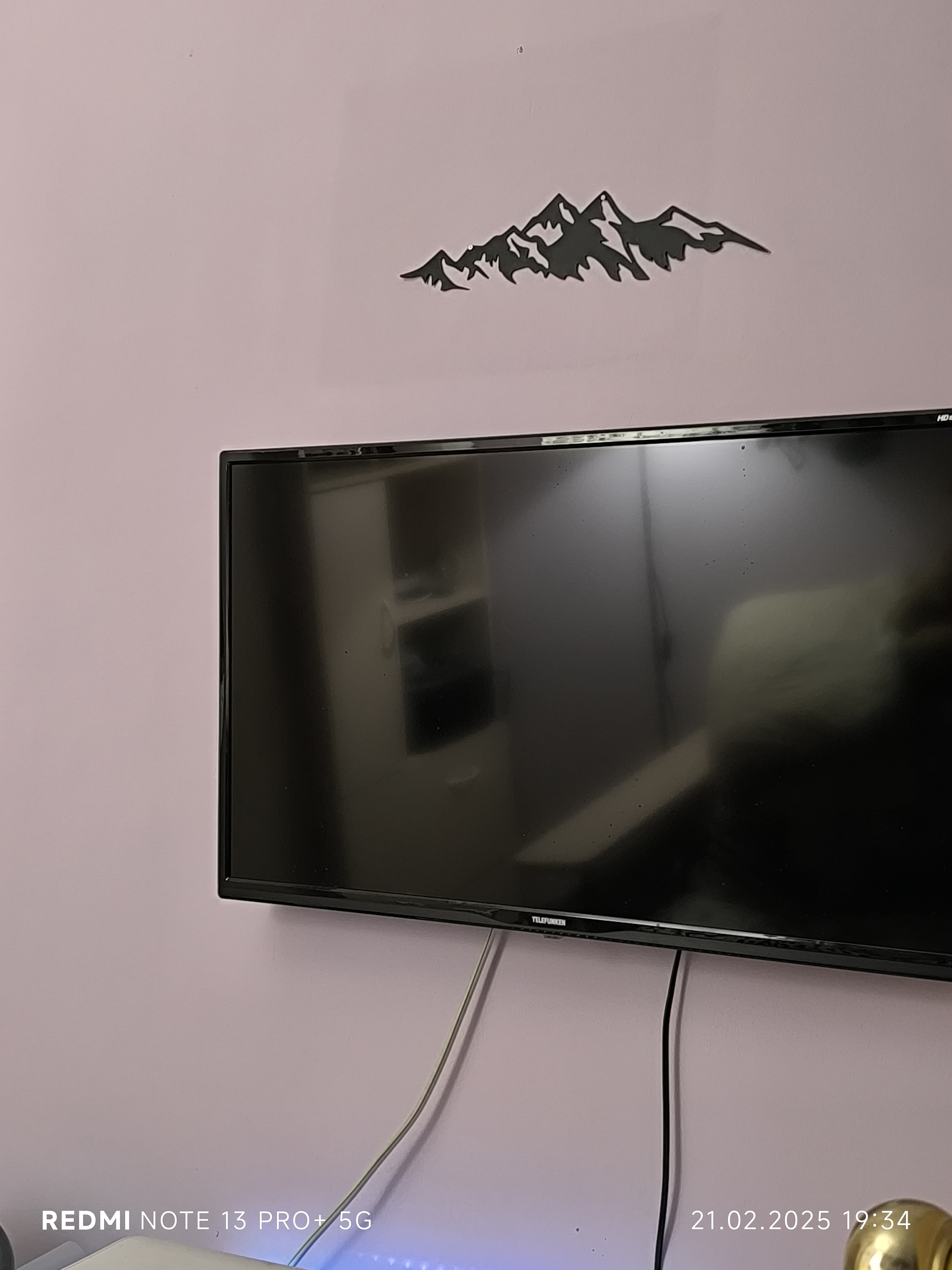 Фотография покупателя товара Панно настенное металлическое «Горы», 40×9 см - Фото 1