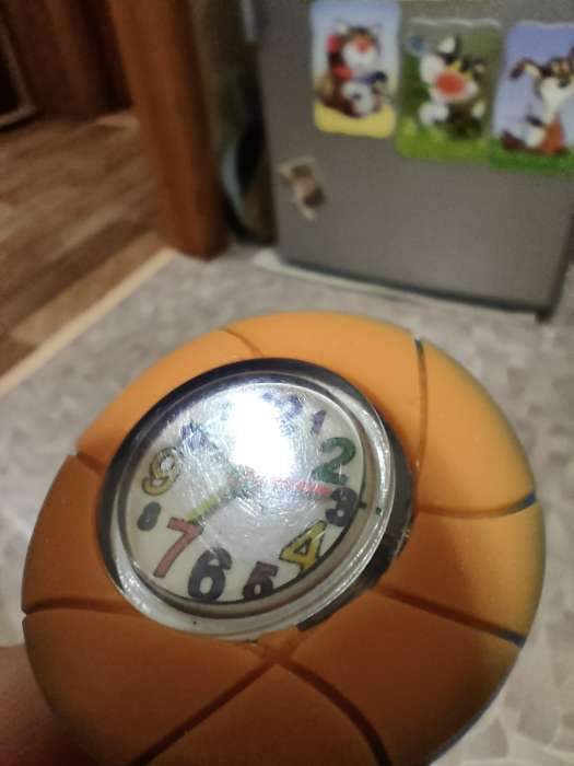 Фотография покупателя товара Часы наручные детские «Баскетбольный мяч», кварцевые, ремешок силикон - Фото 2