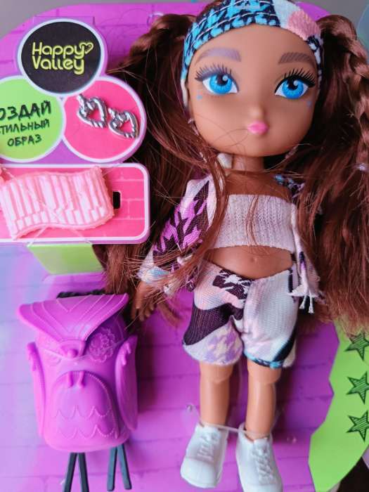 Фотография покупателя товара Кукла шарнирная «Крутая малышка» с аксессуарами, в шубке - Фото 1