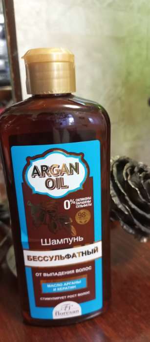 Фотография покупателя товара Шампунь бессульфатный Argan Oil против выпадения волос, 400 мл - Фото 4