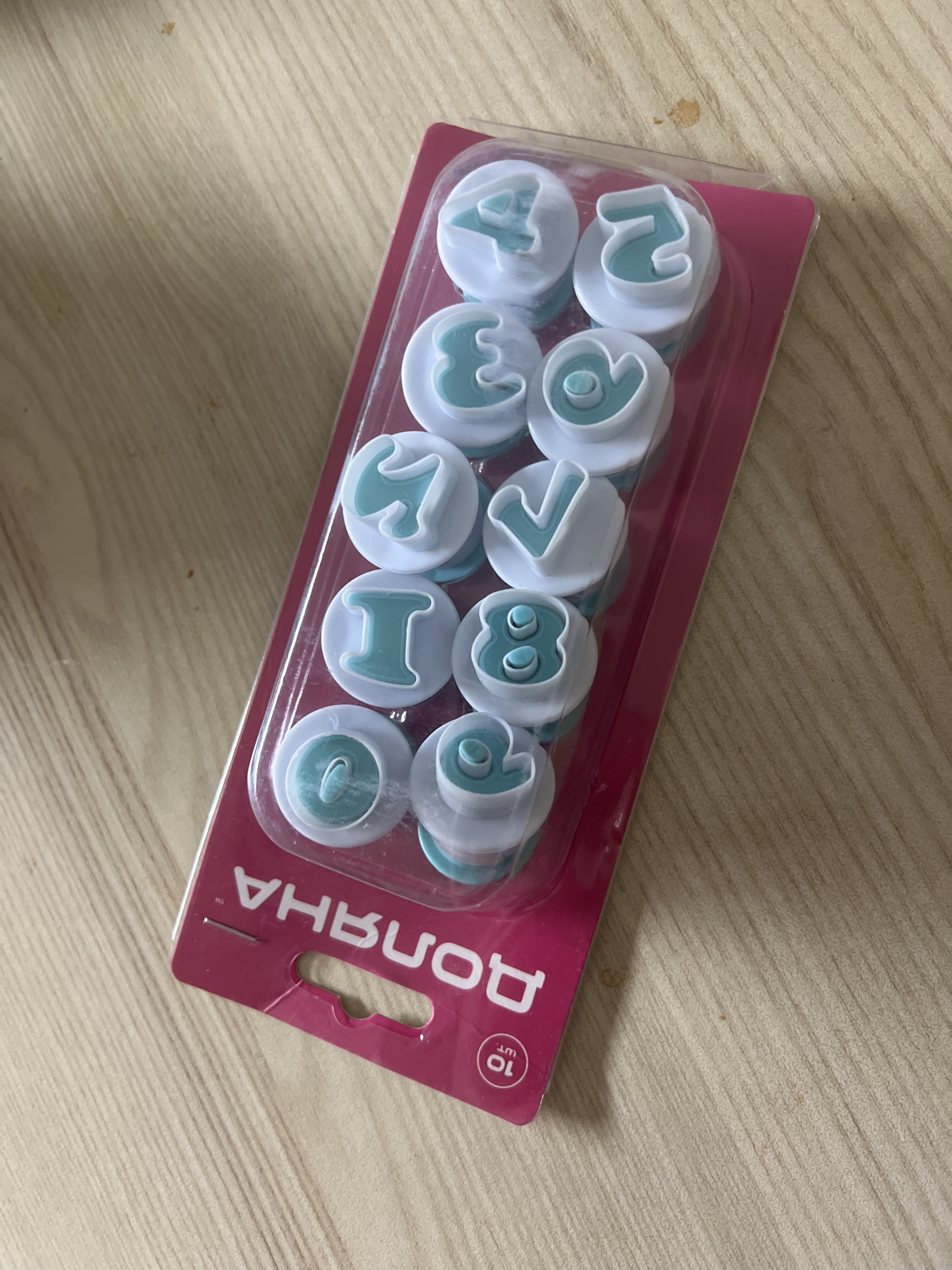 Фотография покупателя товара Формы для печенья Доляна «Цифры», набор 10 шт., пластик, МИКС - Фото 1