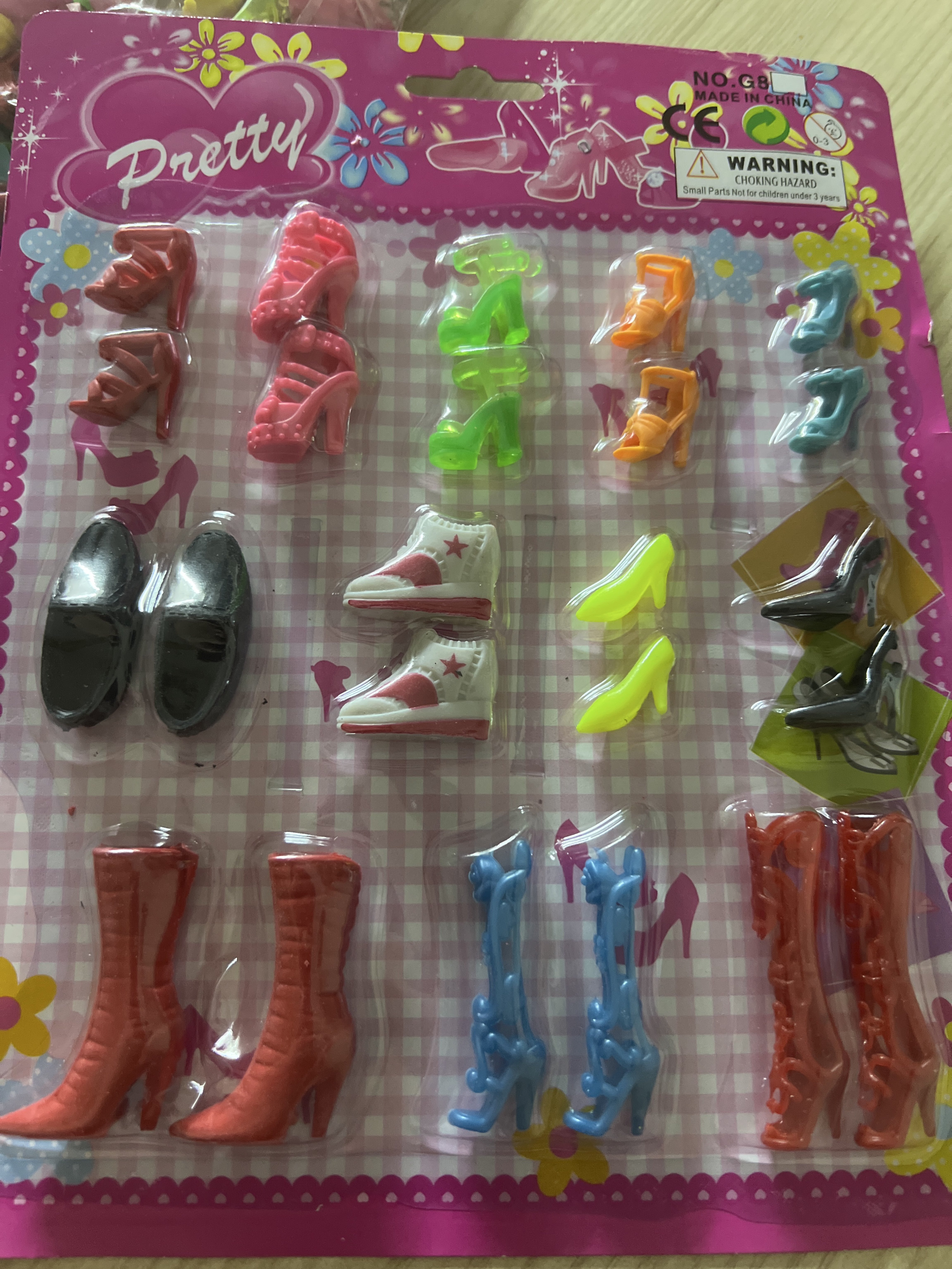 Фотография покупателя товара Обувь для кукол, набор 12 пар, МИКС - Фото 7