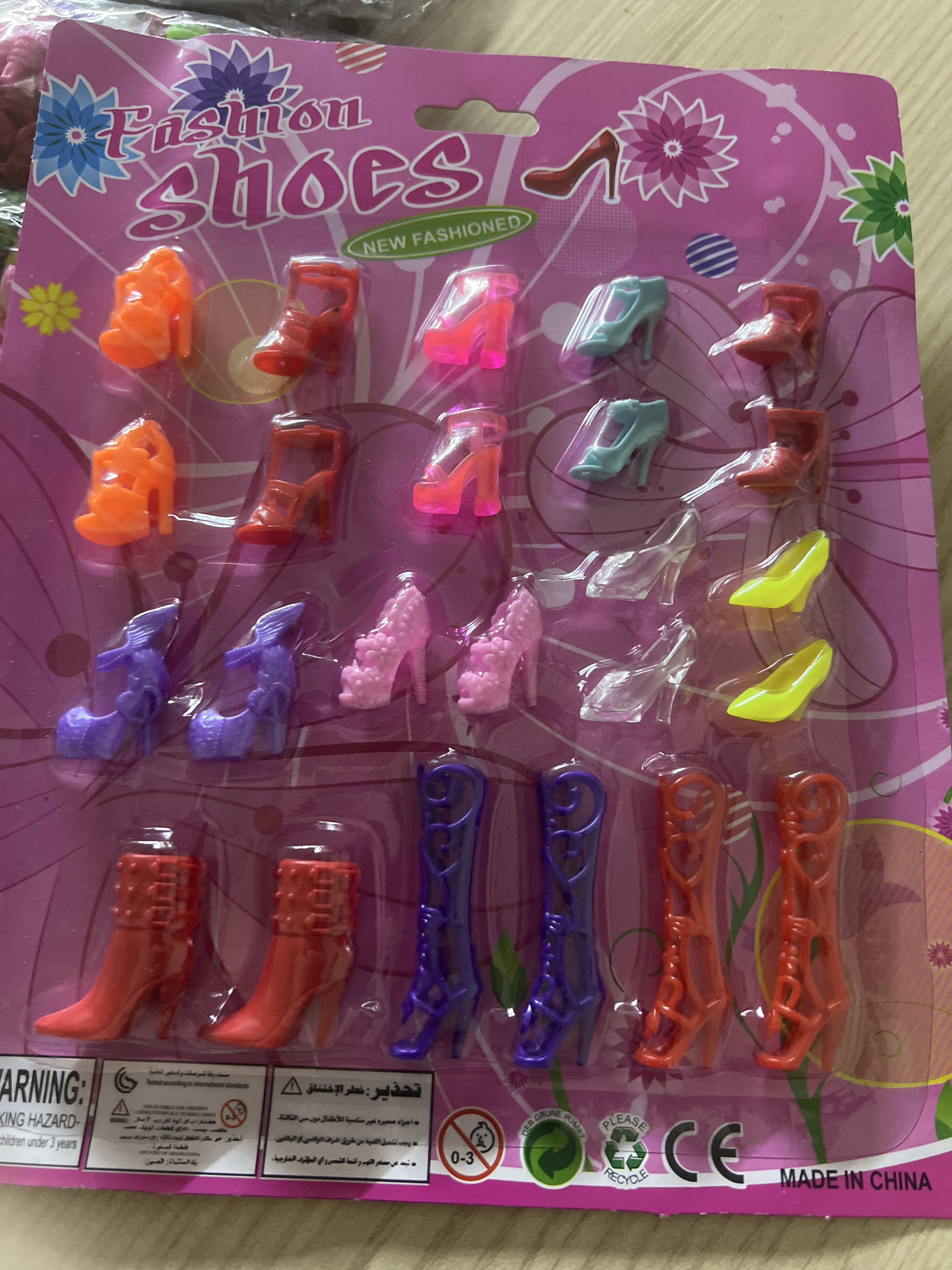 Фотография покупателя товара Обувь для кукол, набор 12 пар, МИКС - Фото 6