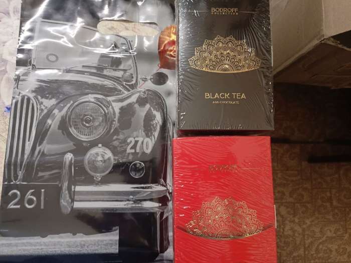 Фотография покупателя товара Набор подарочный премиум Black Tea, чай черный 100 г, шоколад 100 г - Фото 1