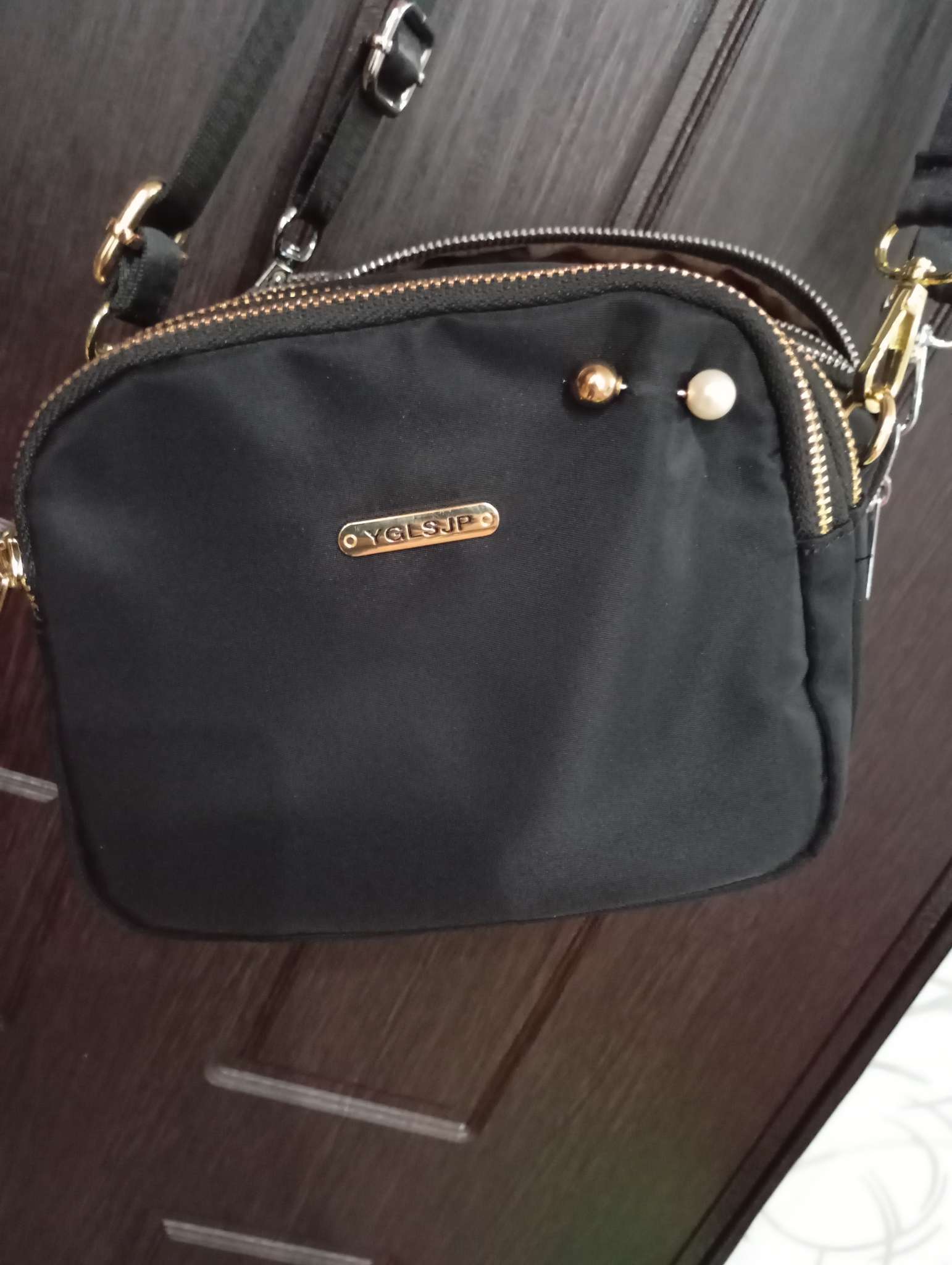 Фотография покупателя товара Набор булавок (6 шт.) «Жемчуг», 6.5 см, белый в золоте - Фото 2